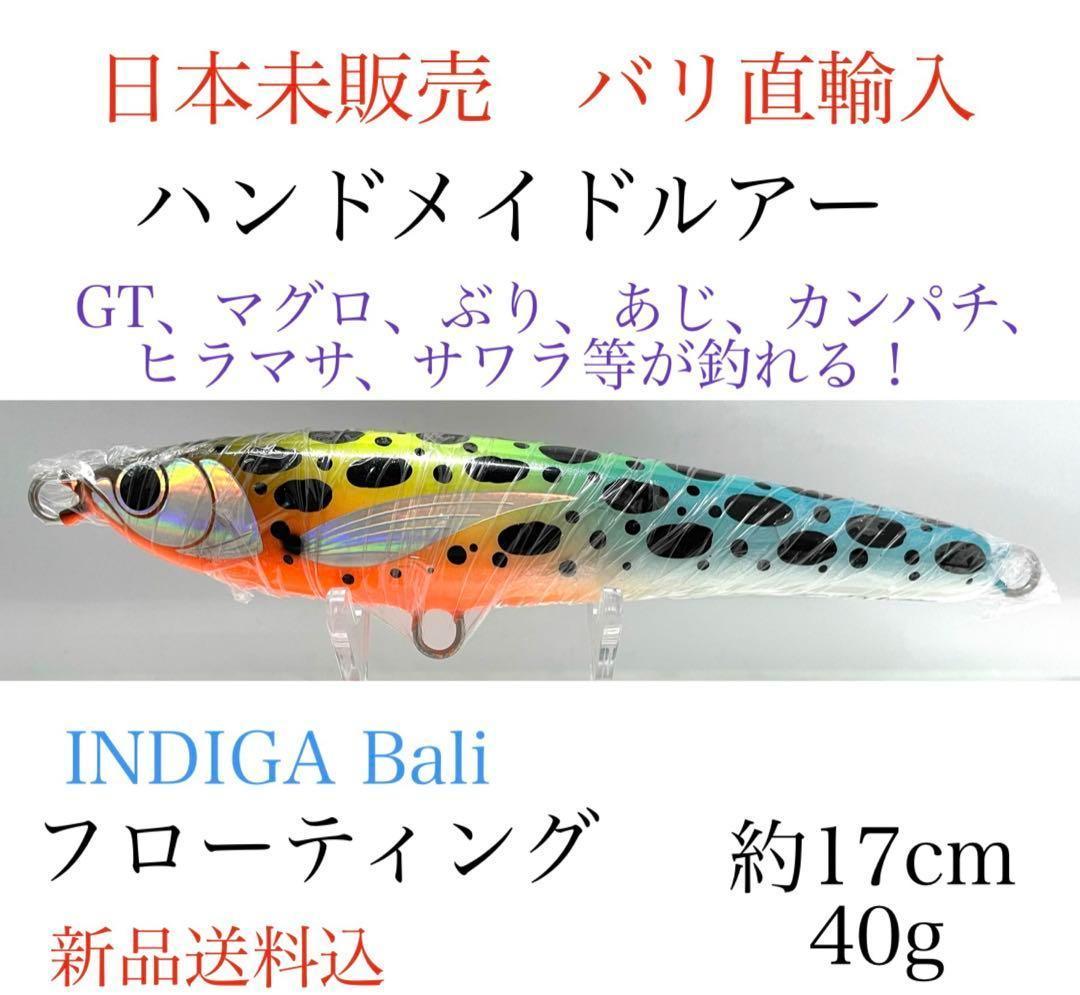 ハンドメイドルアー日本未販売17cm 40g フローティングＧＴマグロぶりあじ等