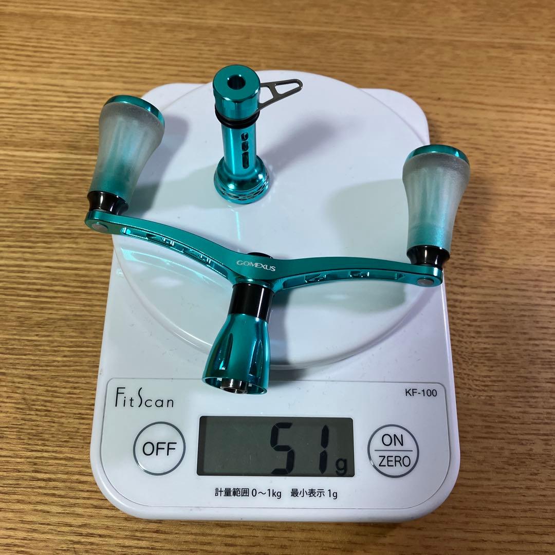 未使用美品　ゴメクサス　エメラルダスカラー　ダブルハンドル　ダイワ専用スタンド