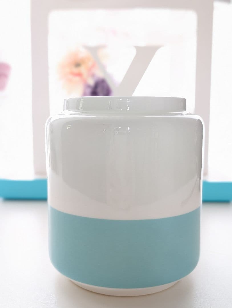 ティファニー 花瓶 フラワーベース カラーブロック 訳あり品