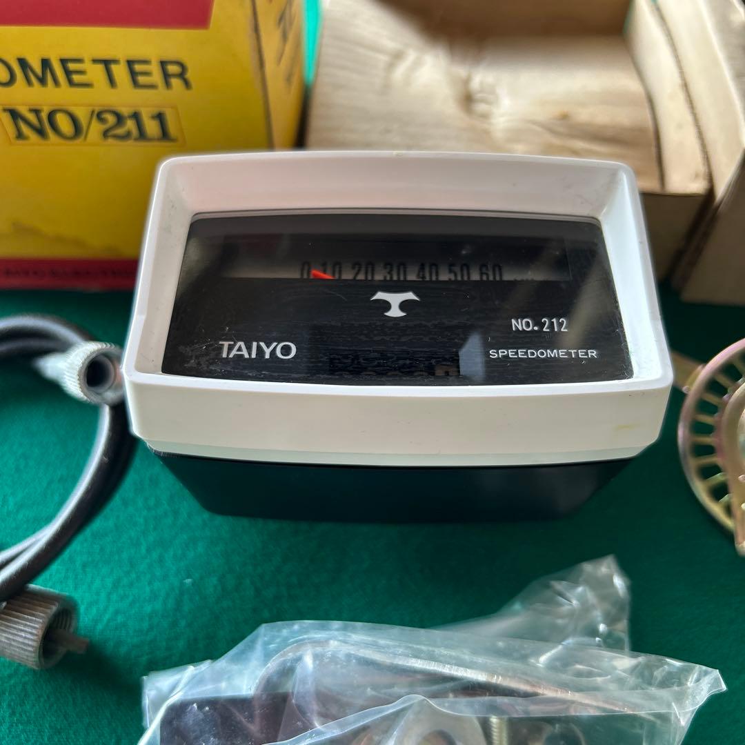 JPMALL LLC！当時もの！自転車用TAIYO製のスピードメーター