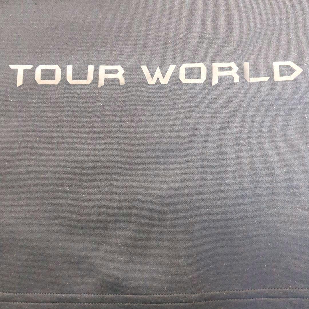 【美品】本間ゴルフ TOUR WORLD フルジップジャケット 黒 LLサイズ