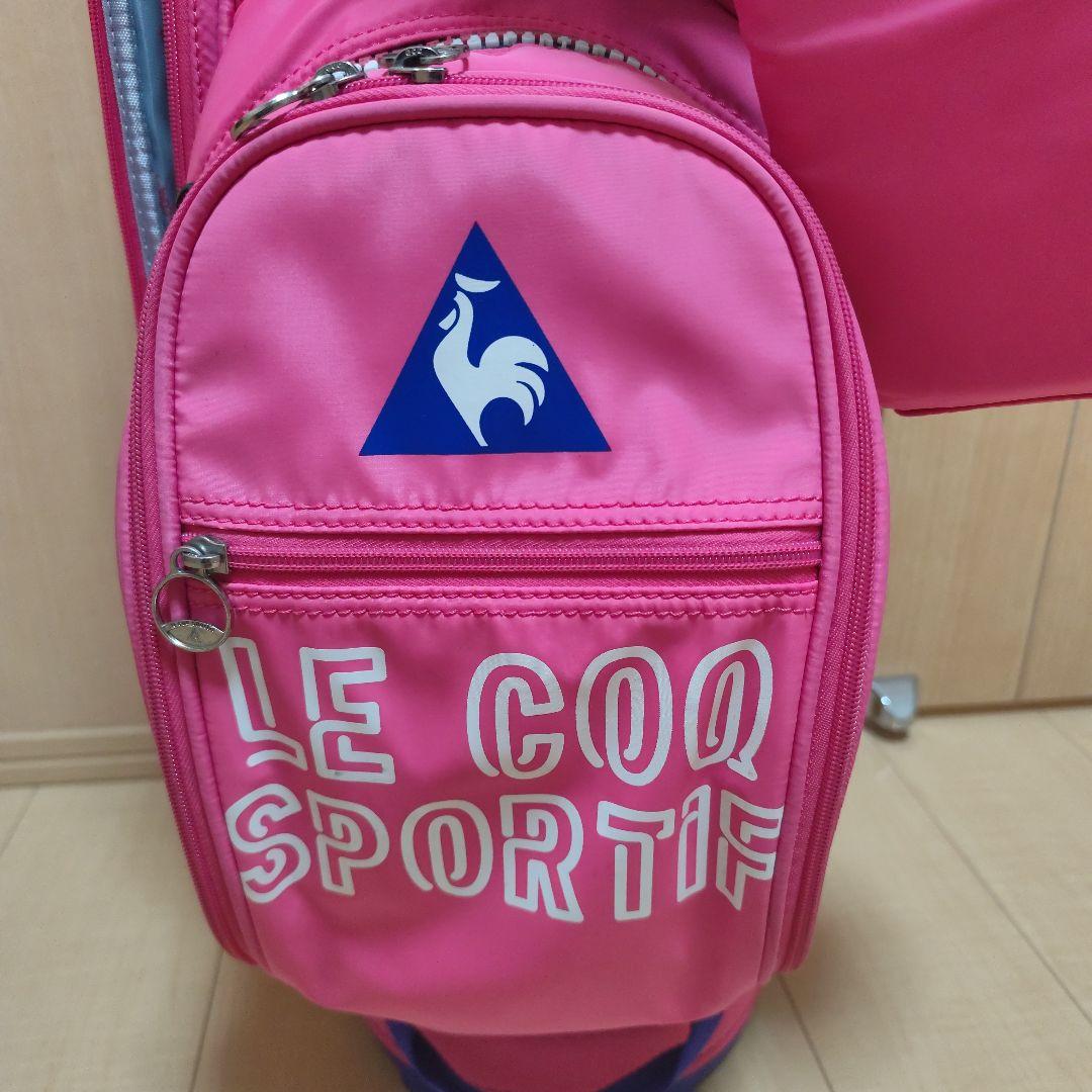 LE COQ SPORTIF レディースゴルフバッグ ピンク