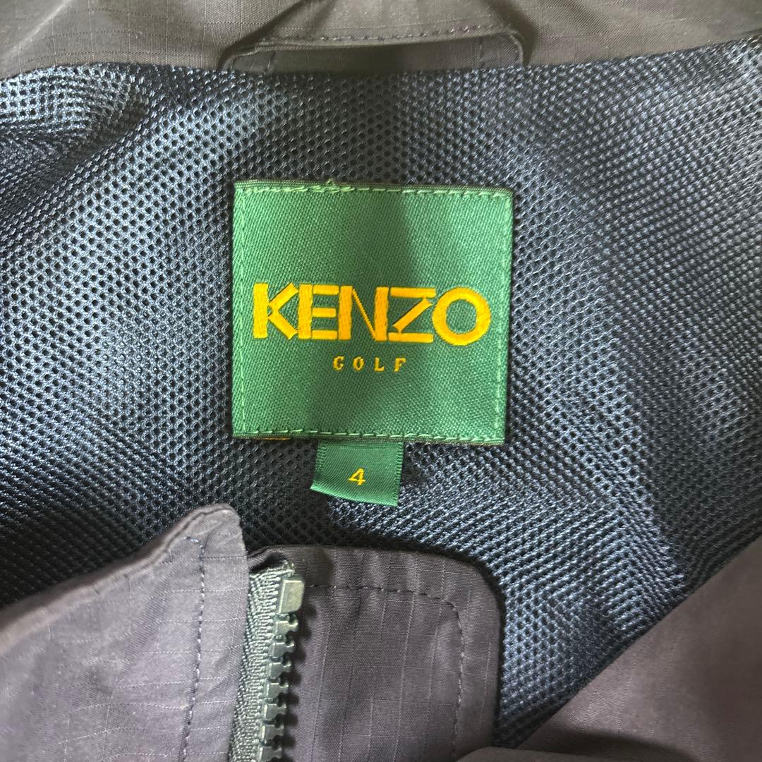 KENZO GOLF ネイビー 4 スイングトップ　ナイロンジャケット　フェード