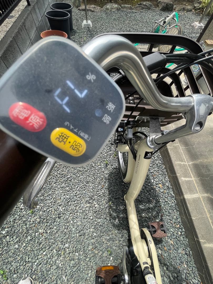【電動三輪自転車】ブリヂストン ラクット（RAKUTTO）極美品／前後カゴ付き