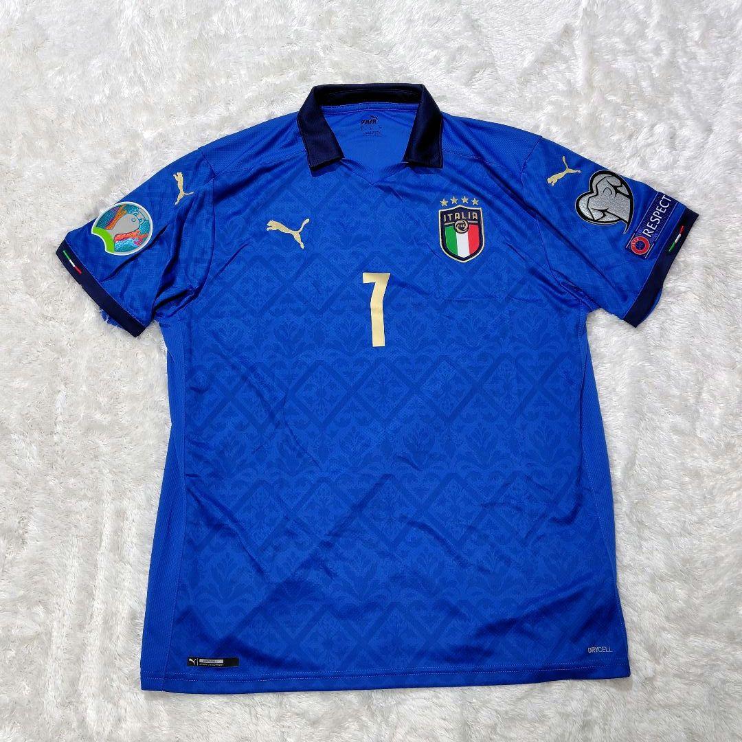 イタリア代表　EURO 2020　ユニフォーム　PUMA　デルピエロ　半袖　XL