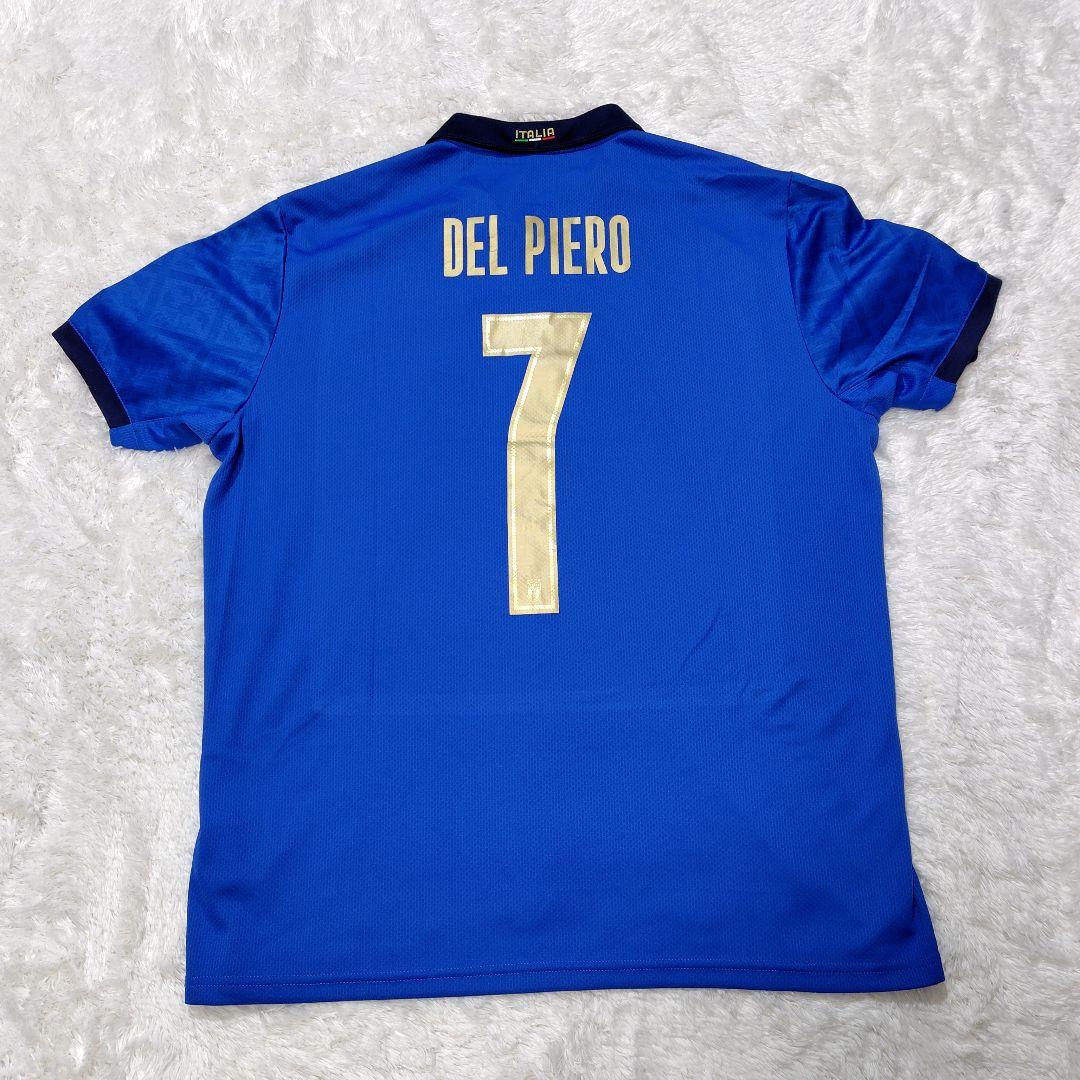 イタリア代表　EURO 2020　ユニフォーム　PUMA　デルピエロ　半袖　XL