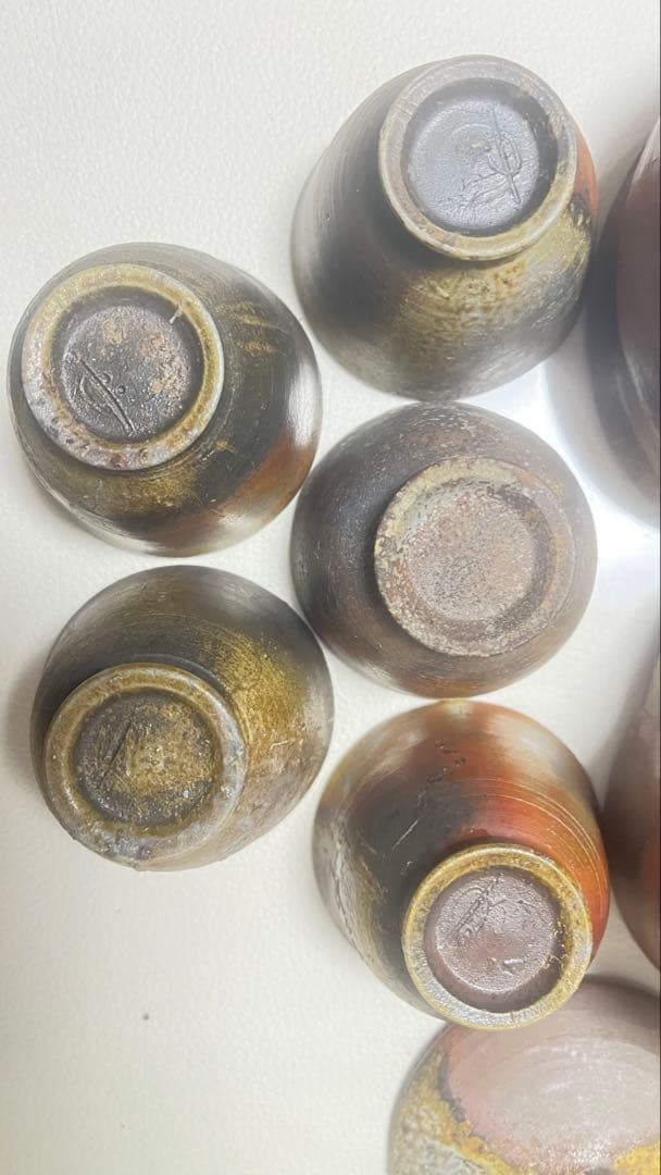 備前焼　春湖苑 西村春湖作 煎茶道具セット　原箱 未使用