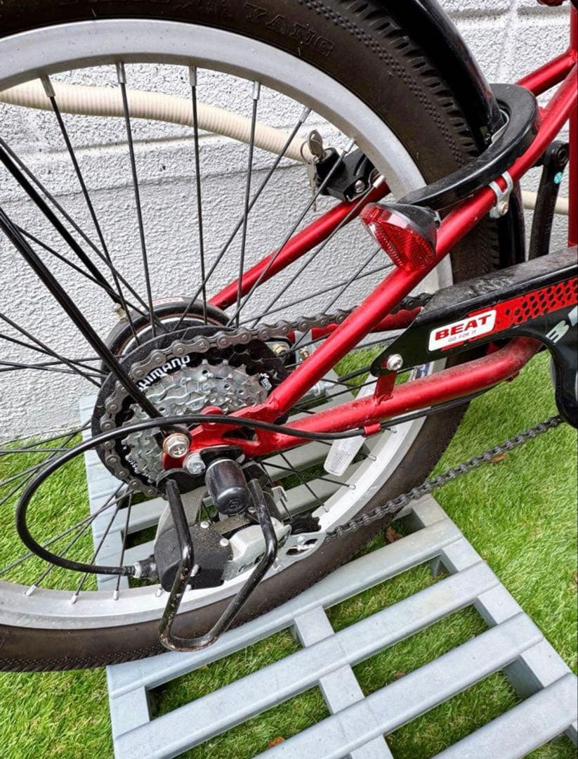 BEAT 子供用自転車 レッド 20インチ