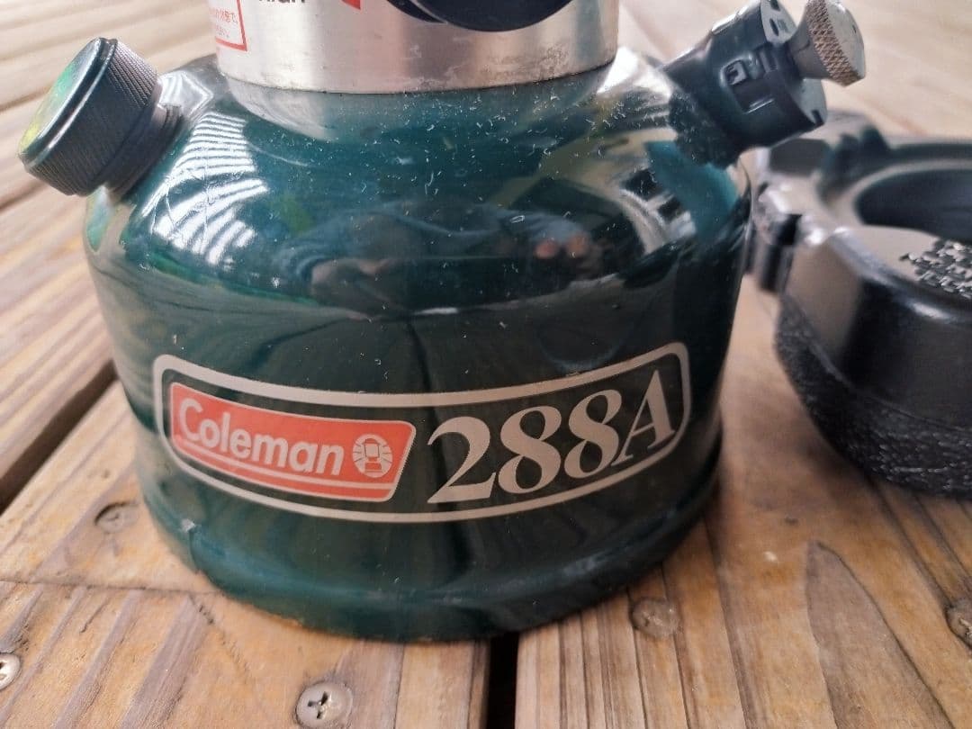 Coleman コールマン ランタン A288 アメリカ製 GREEN 錆有り