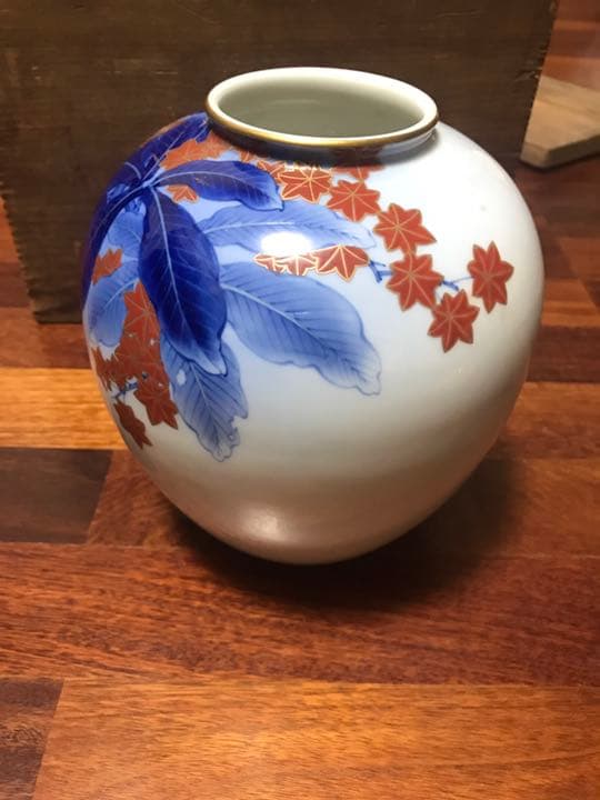 オールド香蘭社の花瓶、骨董品