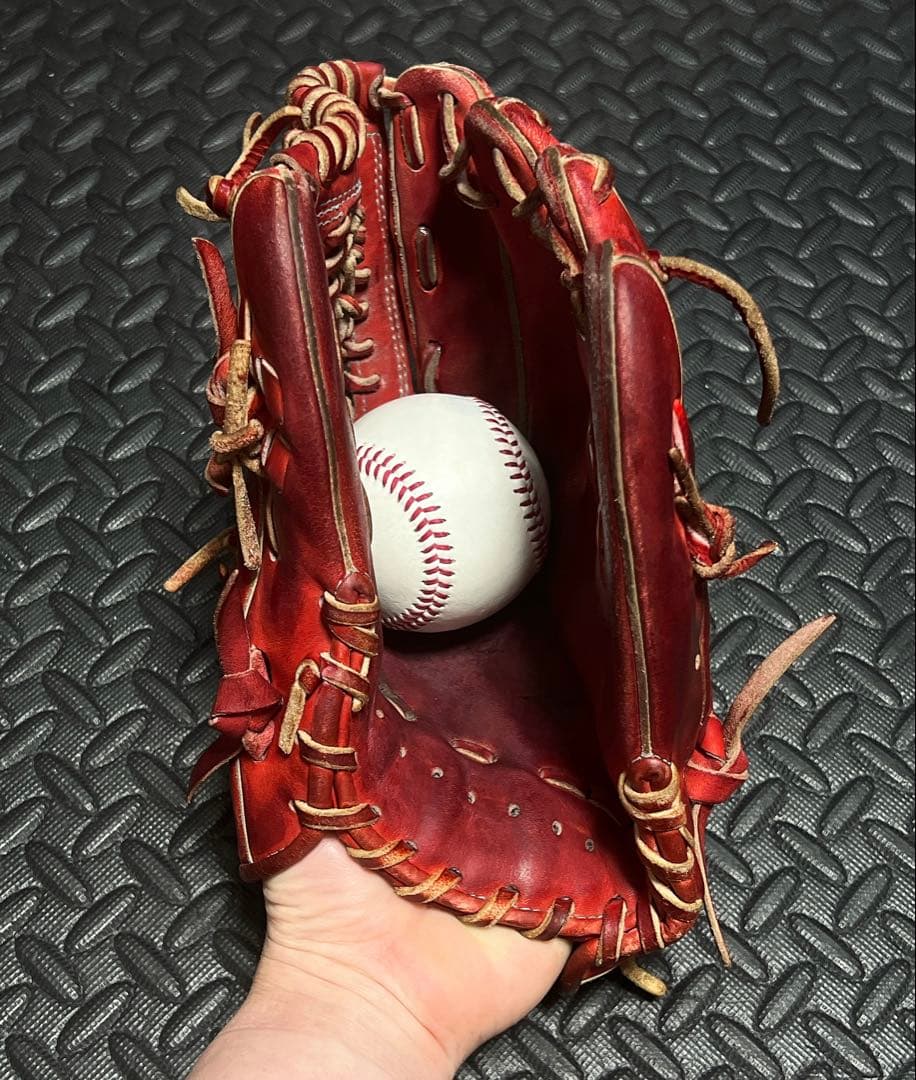 ミズノ グローバルエリート ダイバーシティブルー 軟式 内野手用 グローブ 坂本