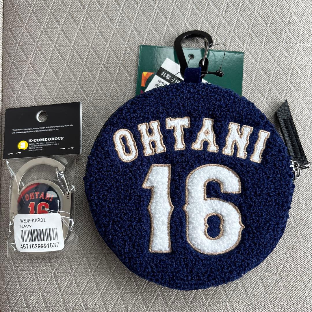 WBC記念グッズ OHTANI カラビナ&ポーチ