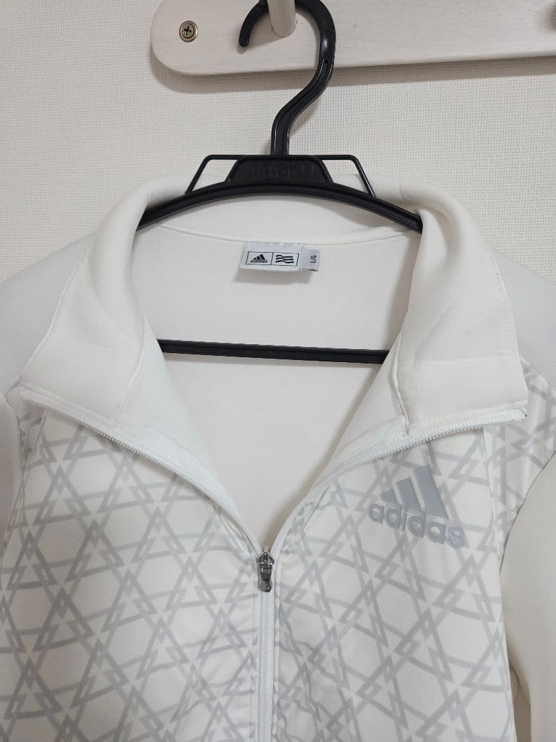 adidas ゴルフ ジオメトリックパターン ジャケット Lサイズ