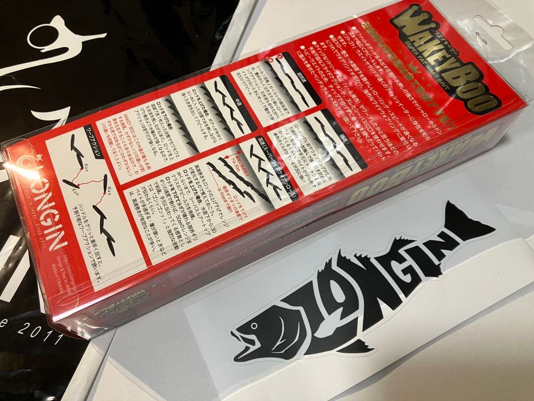 釣りフェス2026 ウェイキーブー170 ギンギラゴールド　とステッカー