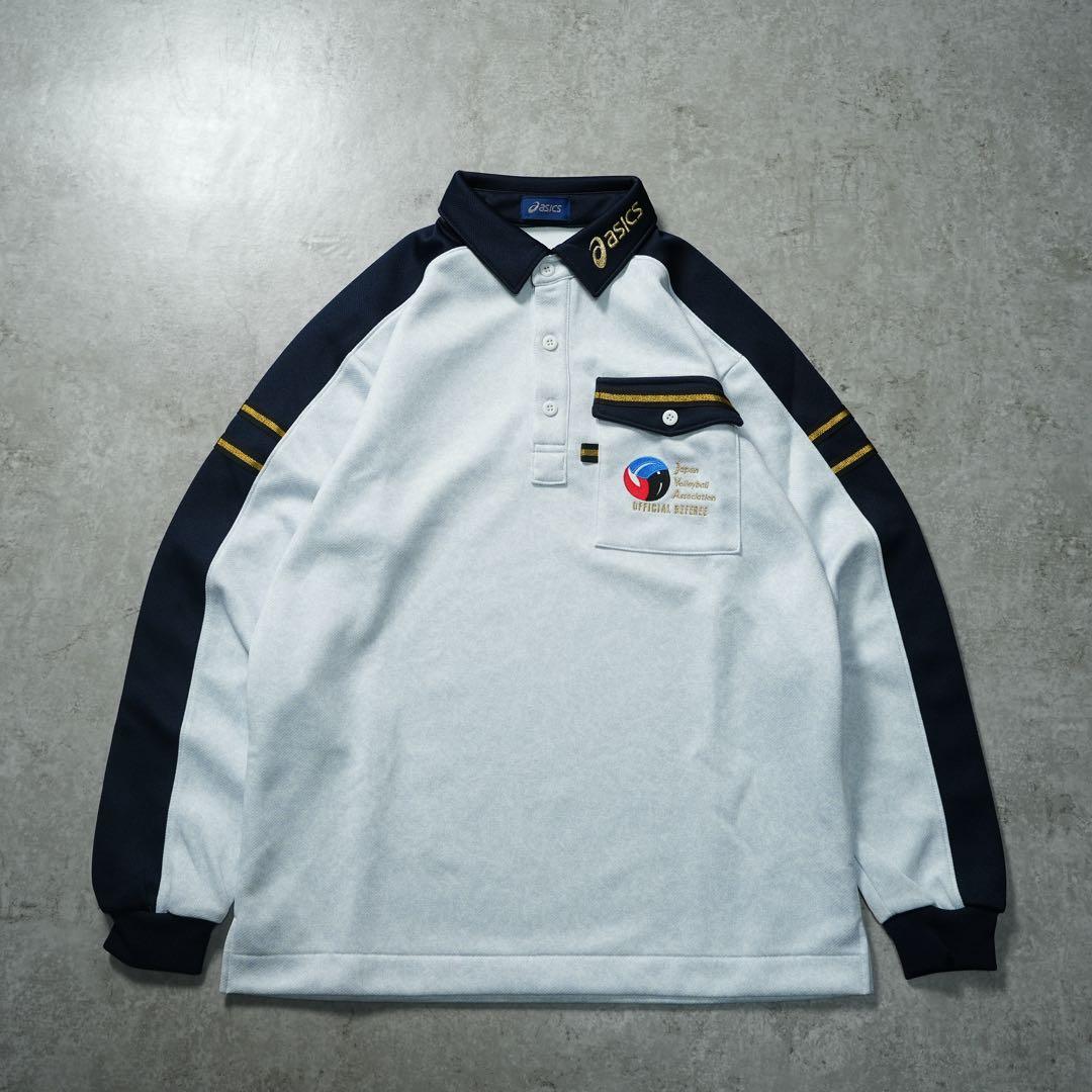 asics JVA OFFICIAL REFFEREE 審判 ポロシャツ 長袖