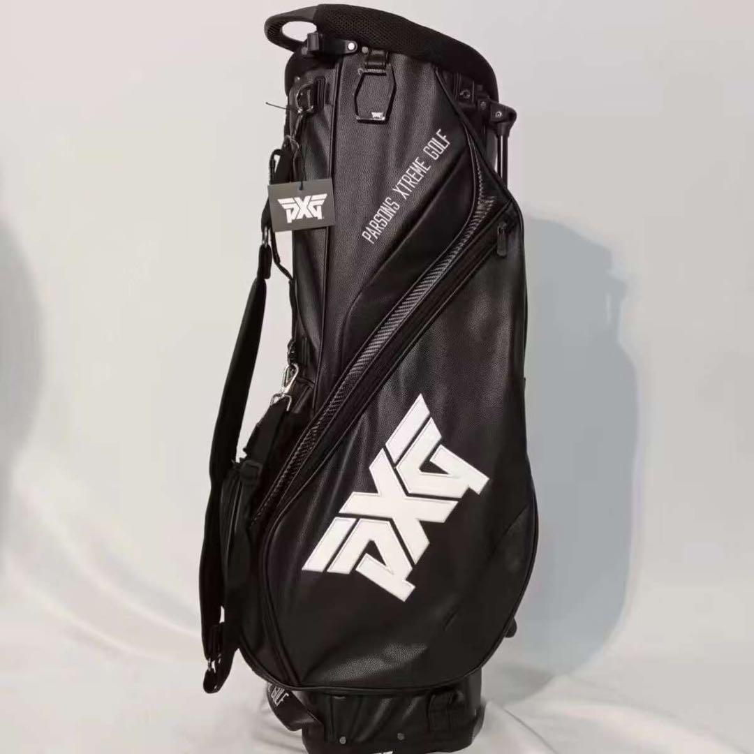 PXG ゴルフ キャディバッグ ゴルフバッグ クラブケース ブラック 男女兼用