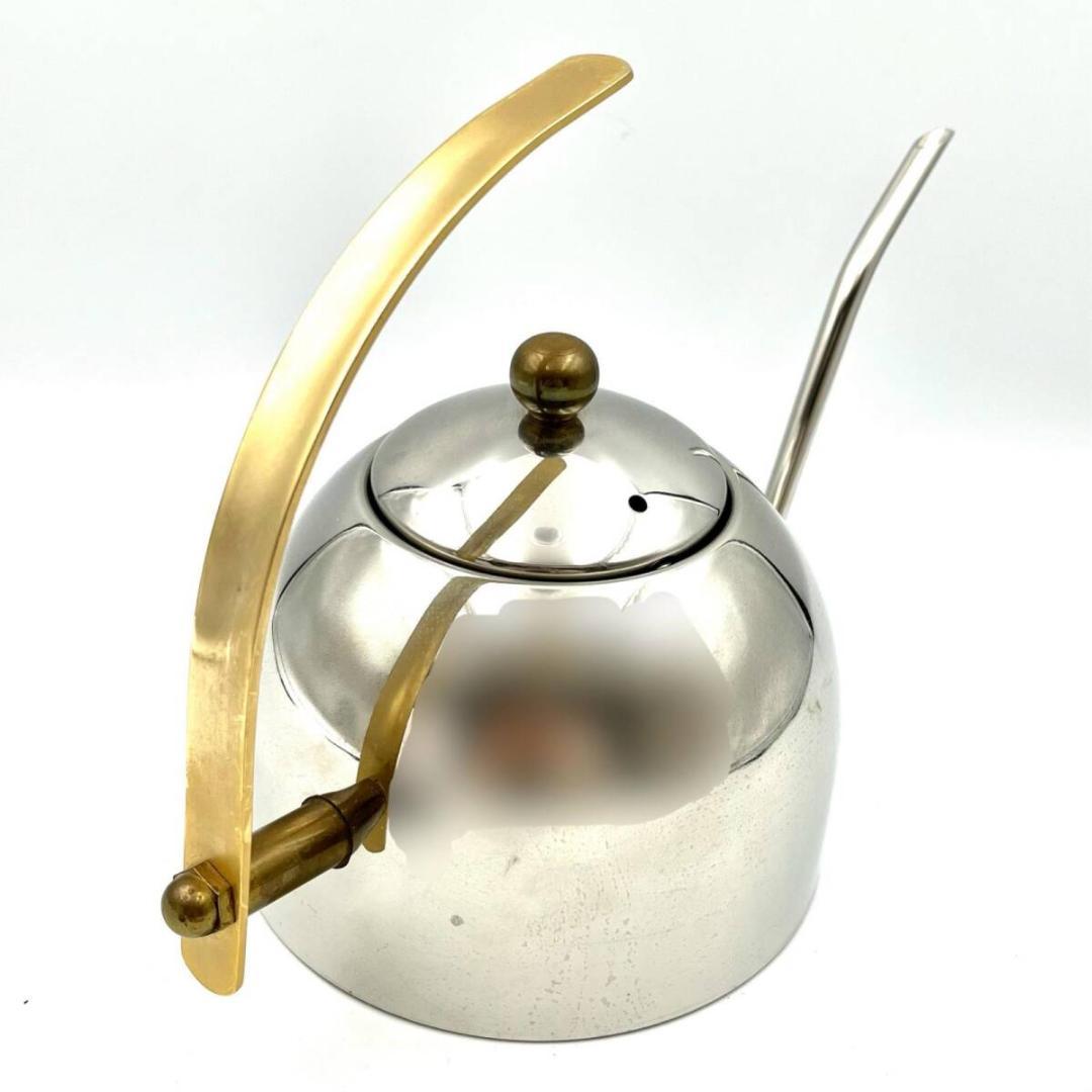 【美品】⭐️カリタ Kalita 雑貨 ドリップポット ステンレス製 茶漉し付き