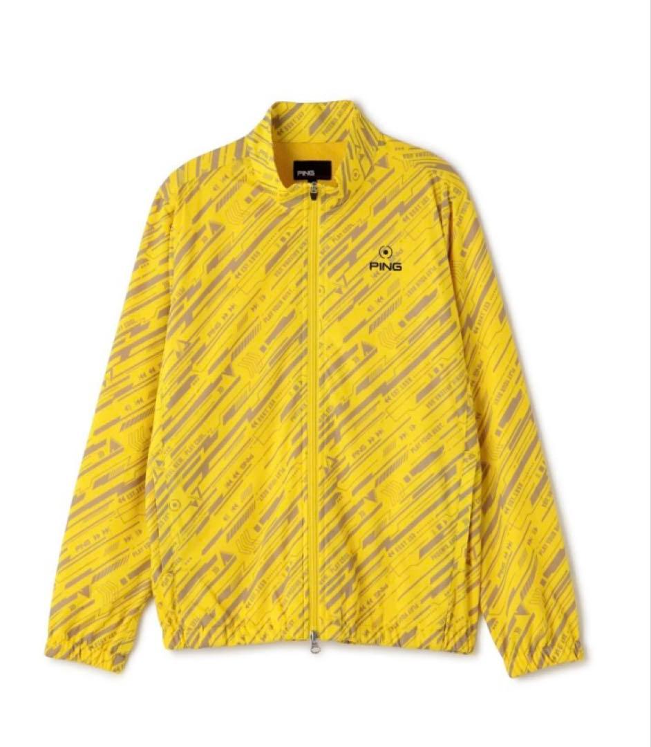 L ☆新品☆ PING 撥水 フルジップブルゾン ゴルフ　レディース　イエロー