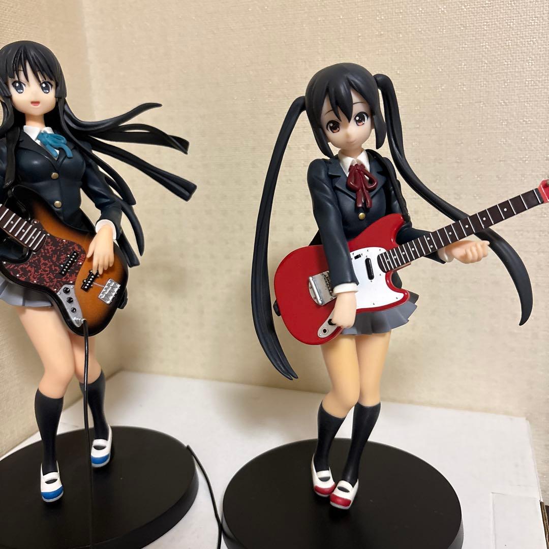けいおん！！　SQフィギュア　5種　平沢唯　秋山澪　田井中律　琴吹紬　中野梓