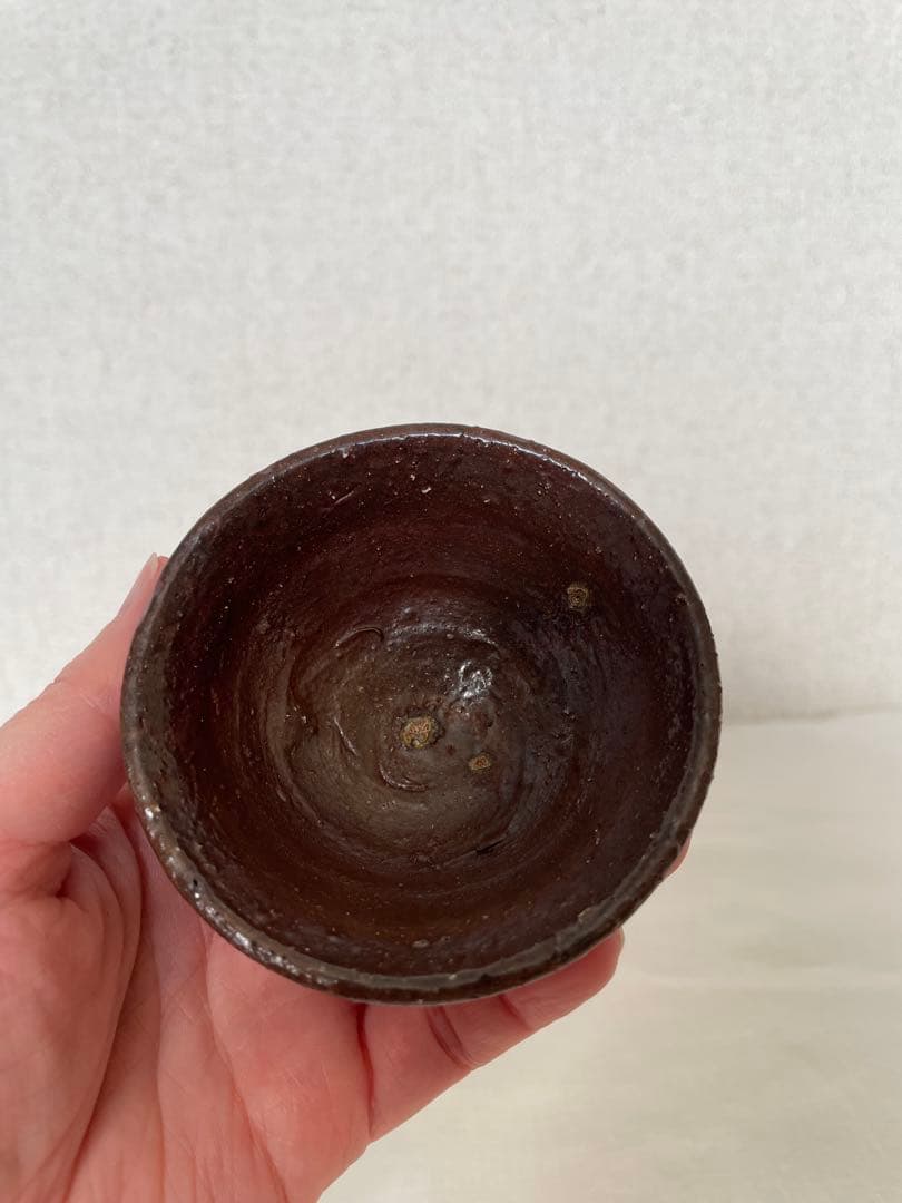 國吉清尚 作　焼締　ぐい呑