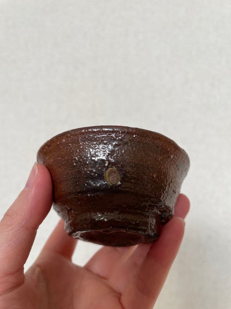 國吉清尚 作　焼締　ぐい呑