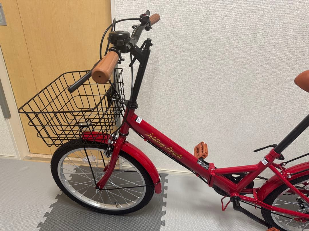 【新品】折りたたみ自転車 シマノ7段変速 高炭素鋼フレーム20インチ