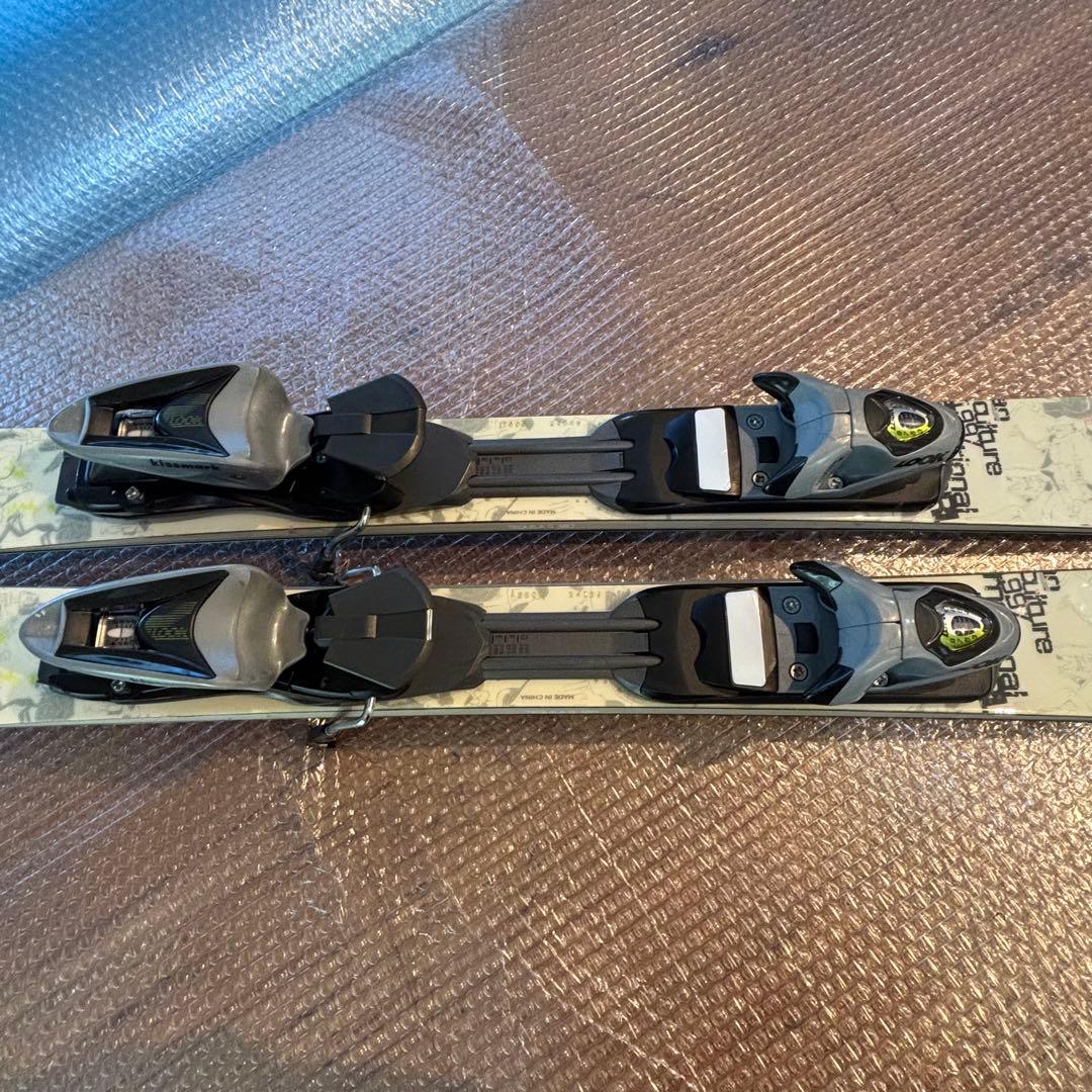 ショートスキー ミッドスキー　キスマーク ツインチップ　工具不要