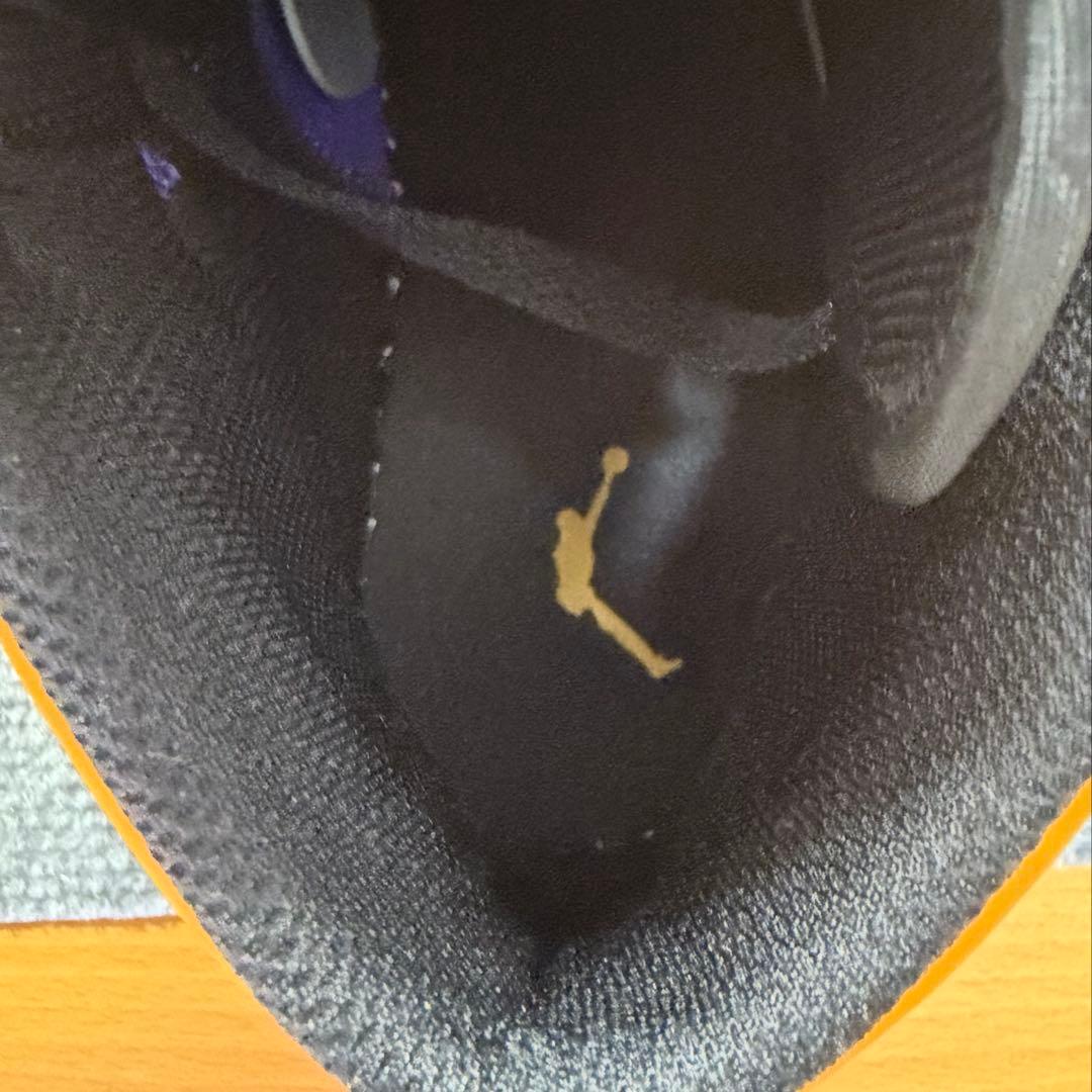 シューズ(男性用) Nike AirJordan1 Mid Purple/Yellow Lakers