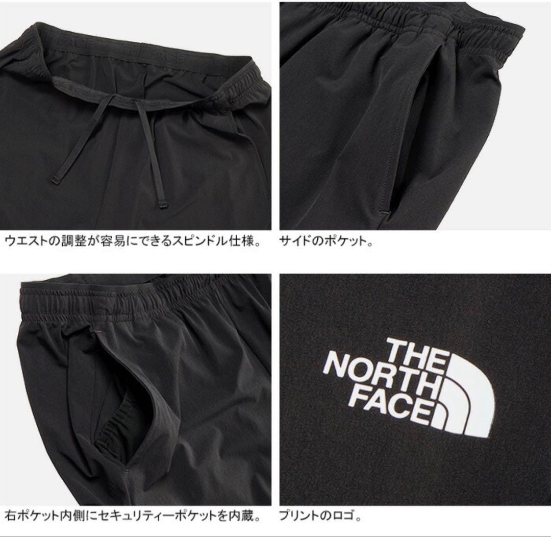 未使用タグ付　THE NORTH FACE　フレキシブルロングパンツ　黒　XL