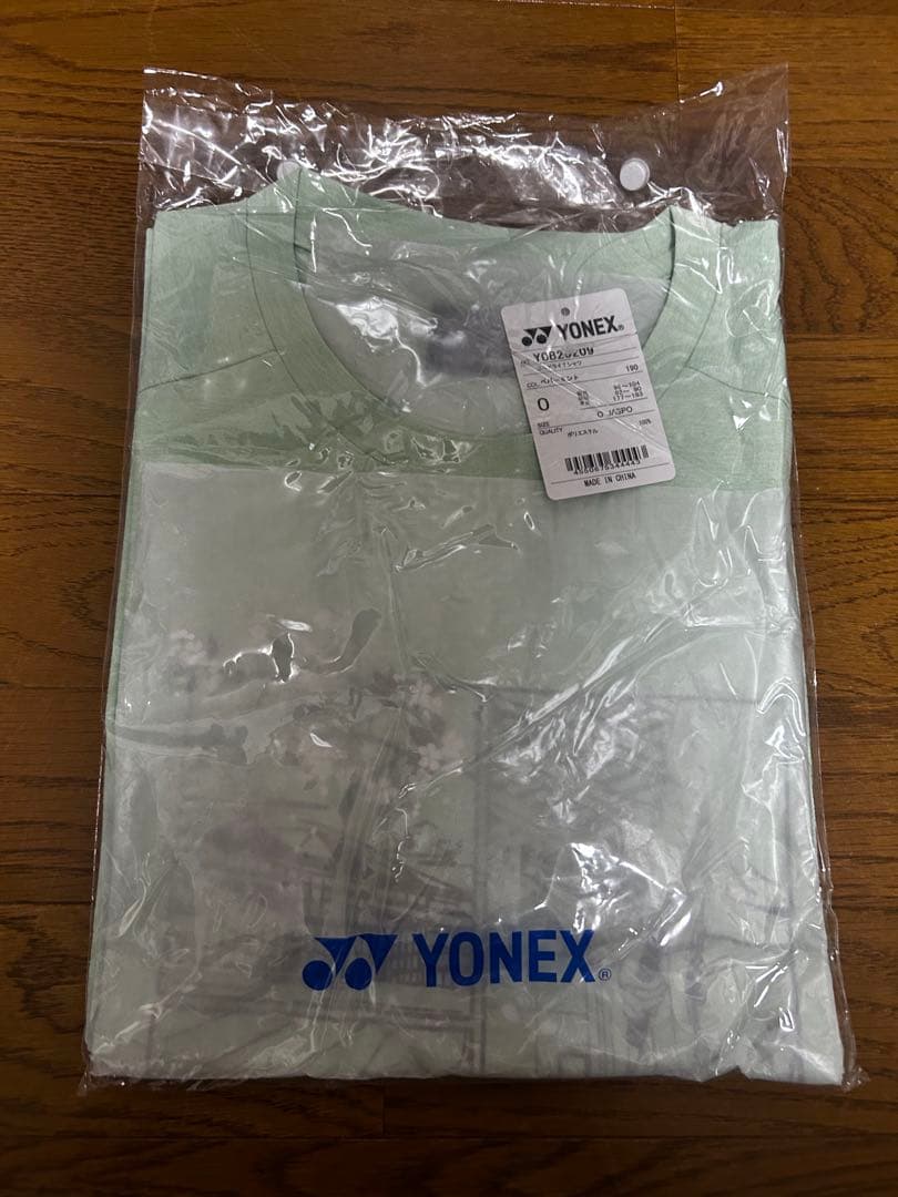 YONEX グリーンプリント Tシャツ Oサイズ