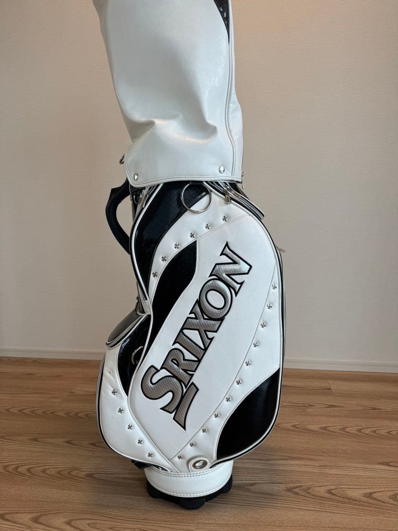 SRIXONスリクソン限定クロコダイル調キャディーバッグホワイト【松山英樹】