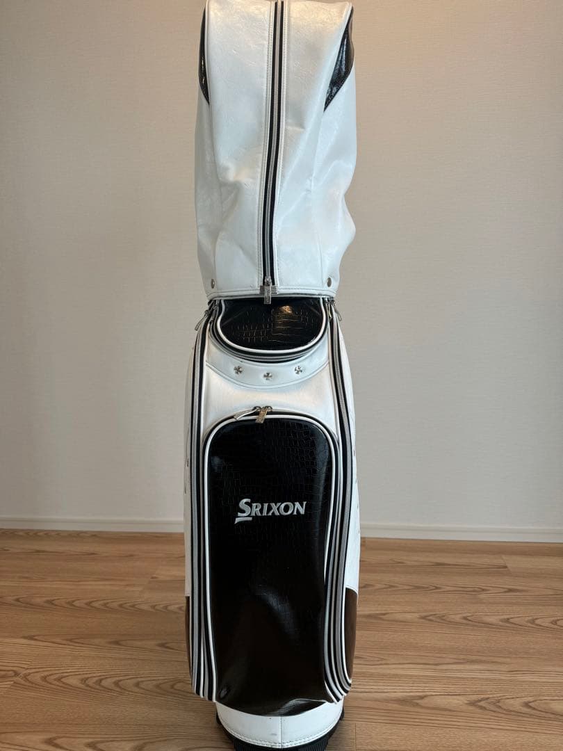 SRIXONスリクソン限定クロコダイル調キャディーバッグホワイト【松山英樹】