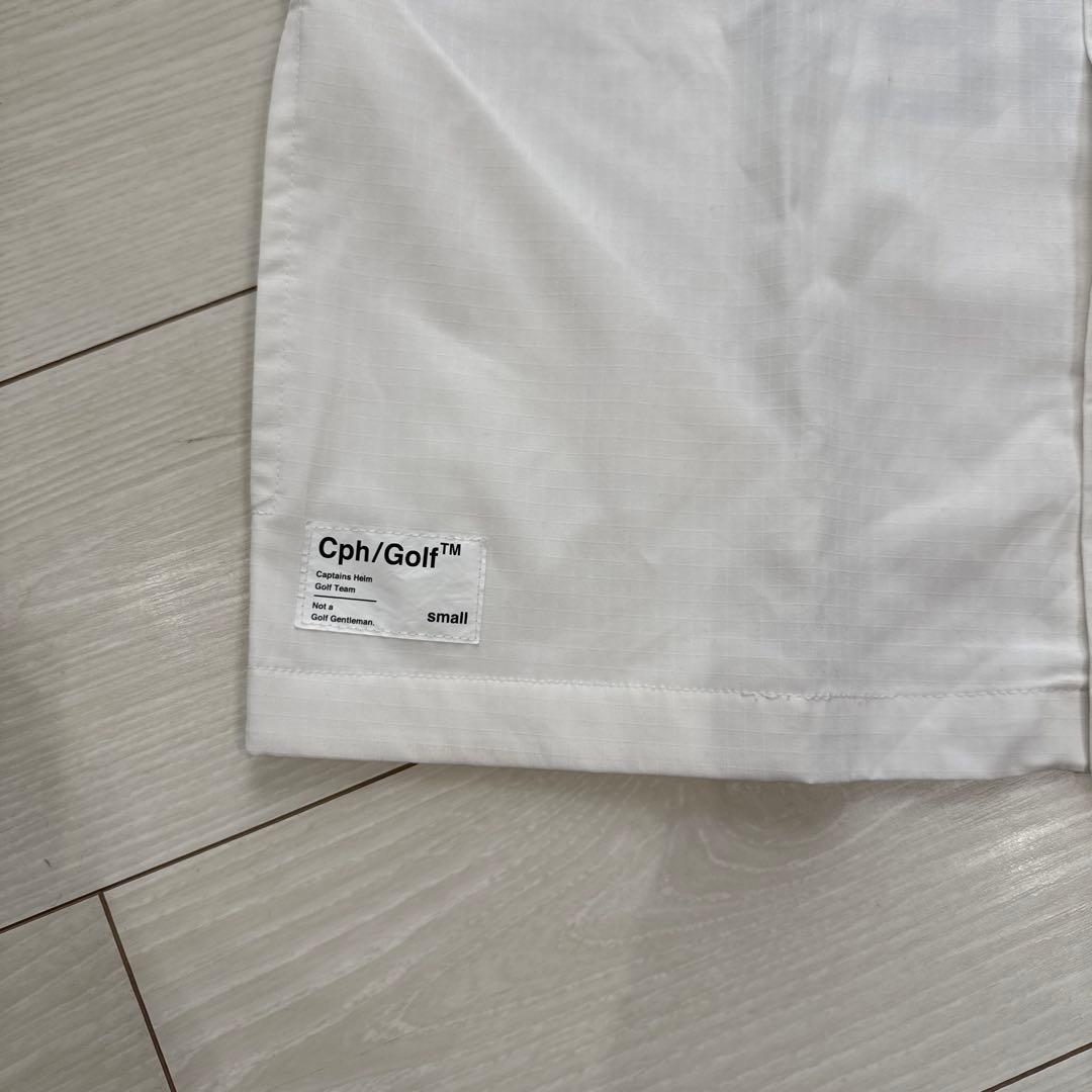 Cph/Golf ホワイト 半袖シャツ small