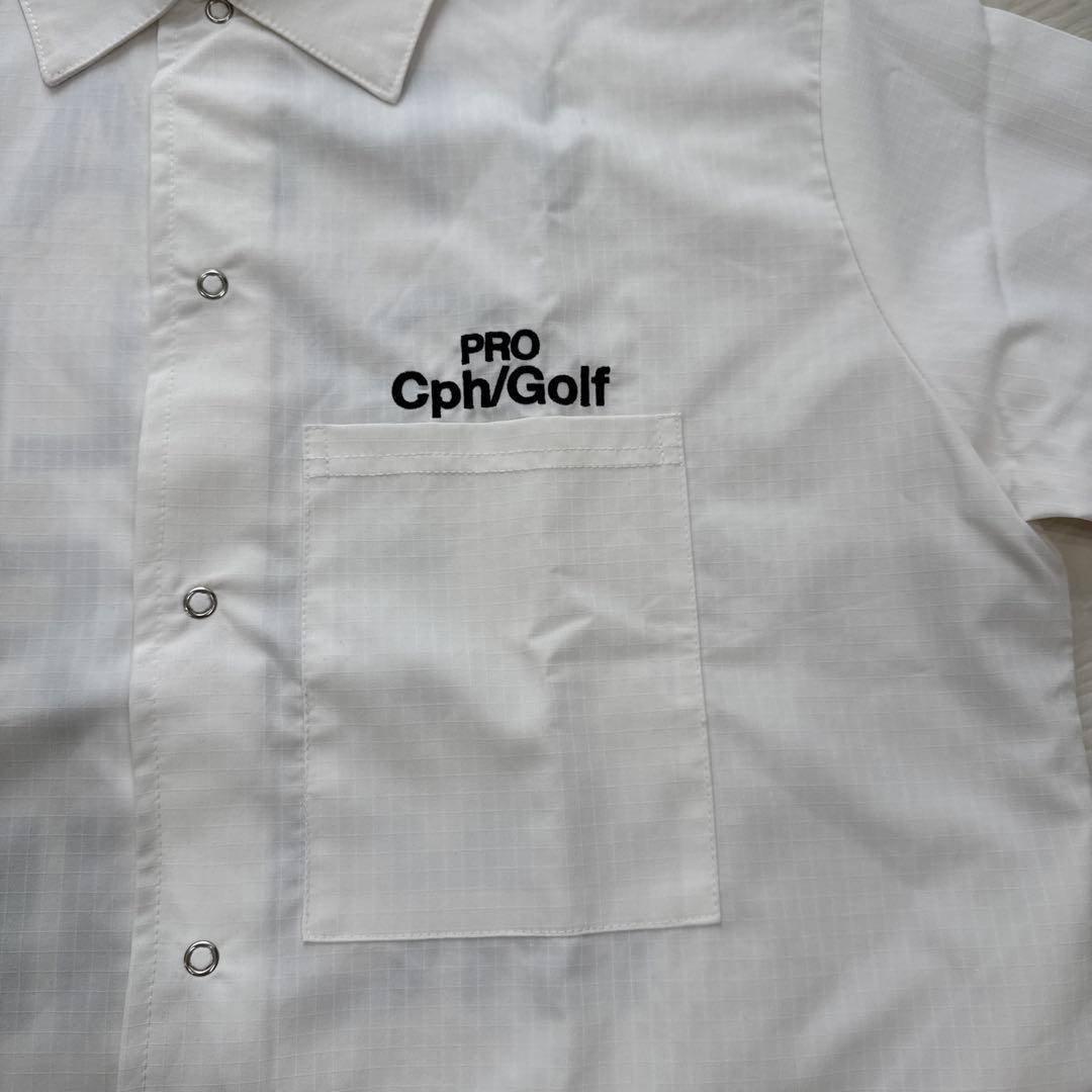 Cph/Golf ホワイト 半袖シャツ small