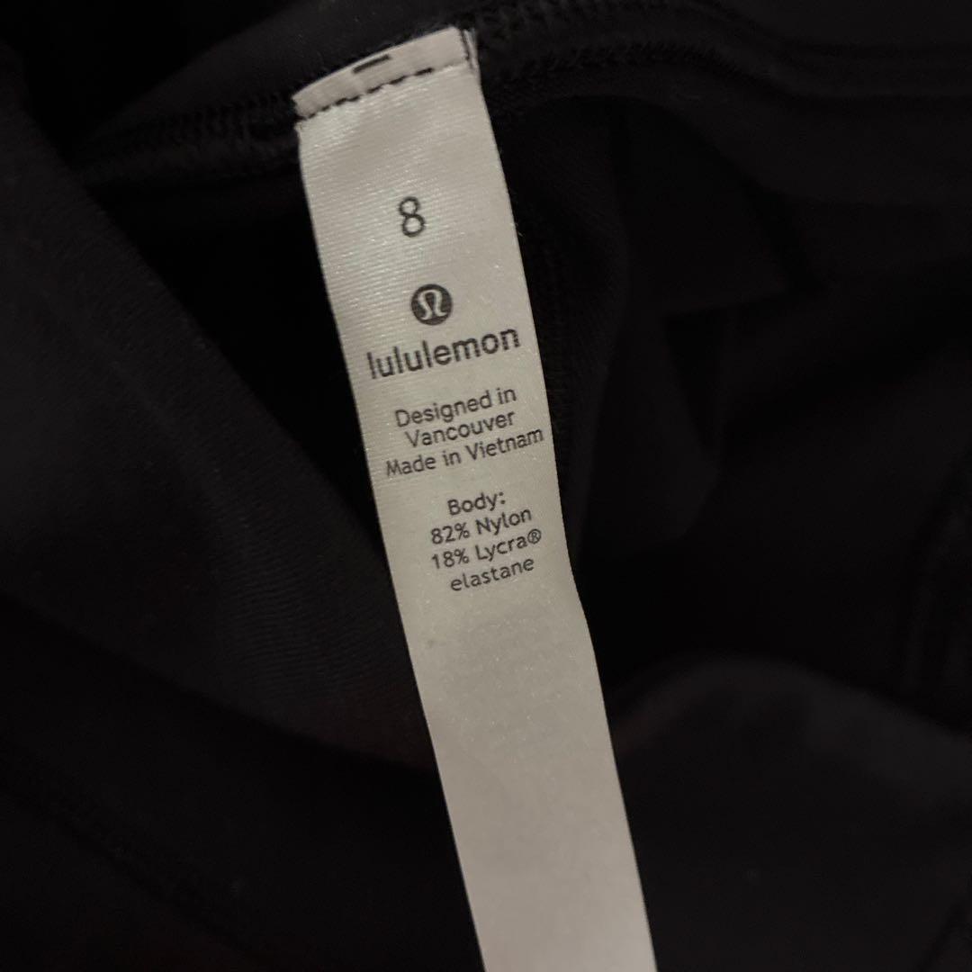 Lululemon 黒 フレア ヨガパンツ サイズ8