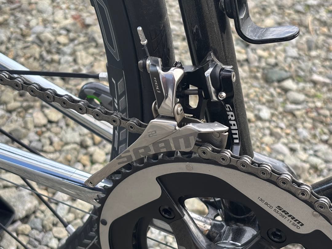 SRAM RED 22 クロモリ　スチール　ロードバイク ブラック