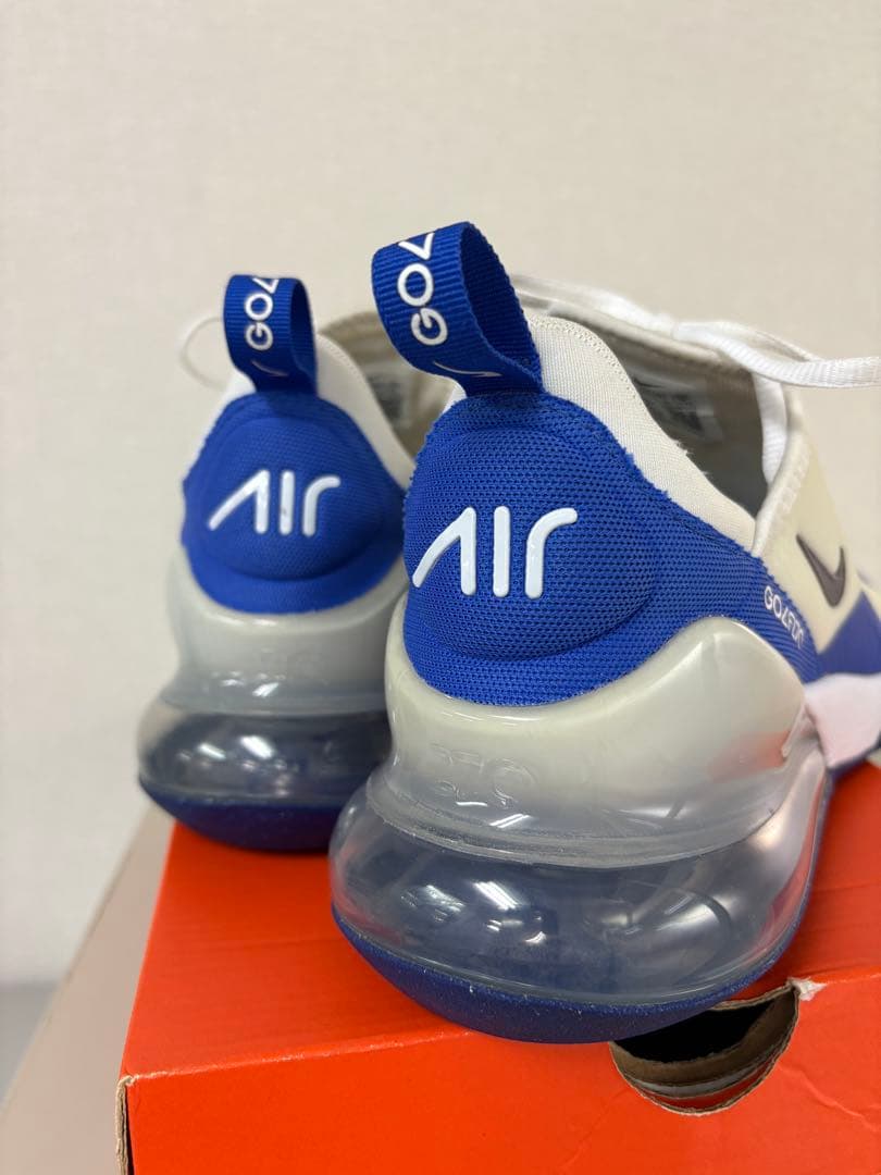 Nike Air Max 270 ゴルフシューズ ホワイト/ブルー