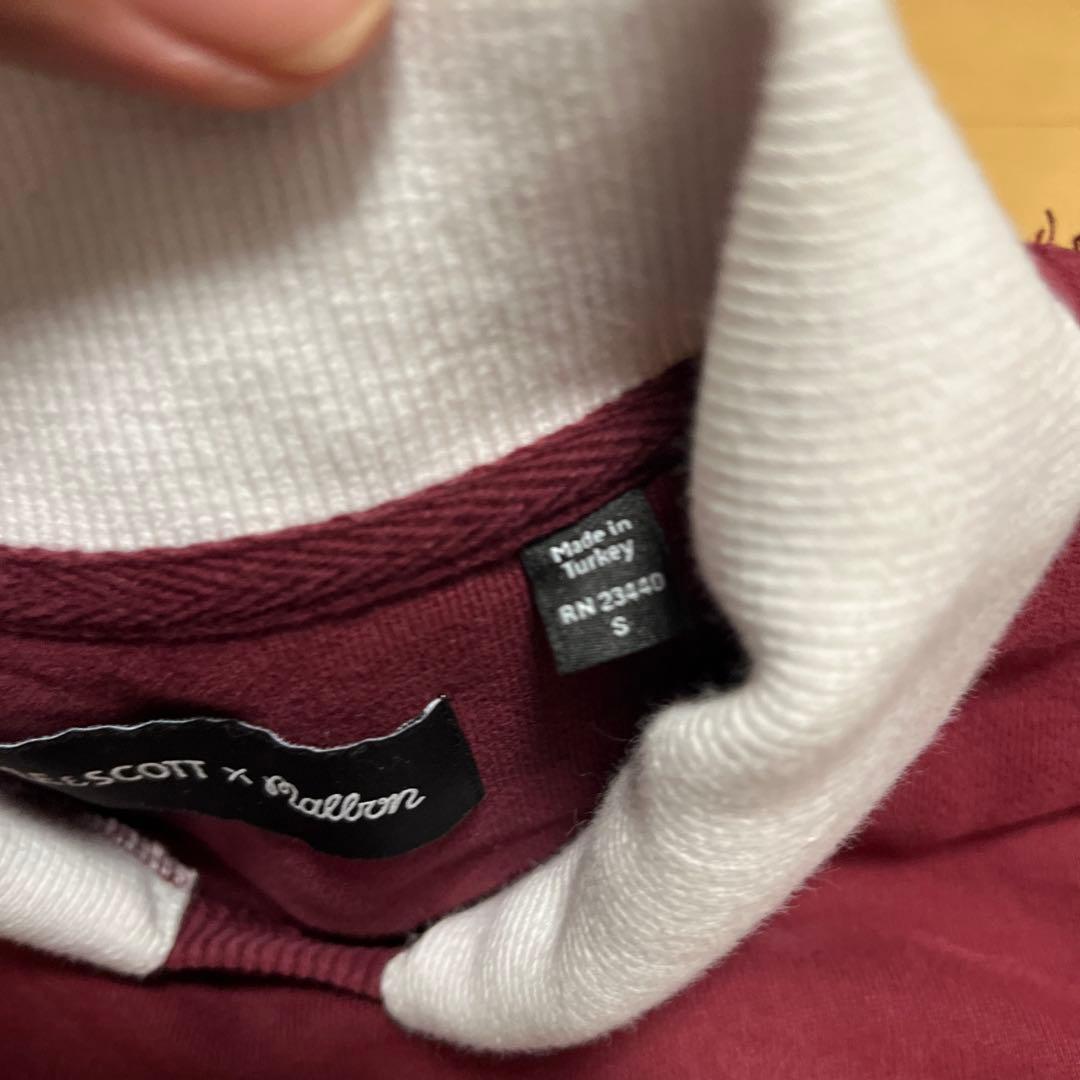 MALBON×L&S ゴルフ　長袖　ポロシャツ　S
