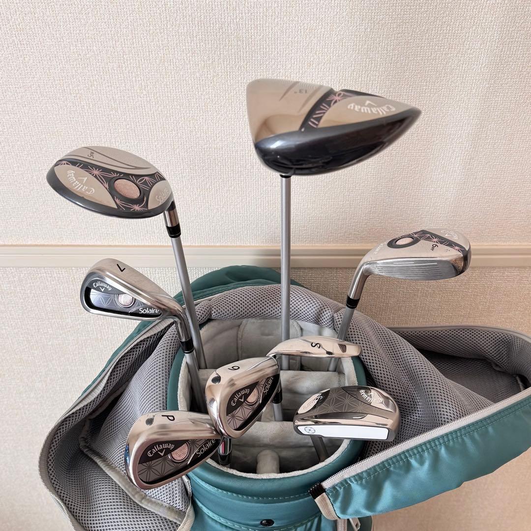BRIEFING キャディバッグ Callaway 初心者 クラブセット 8本
