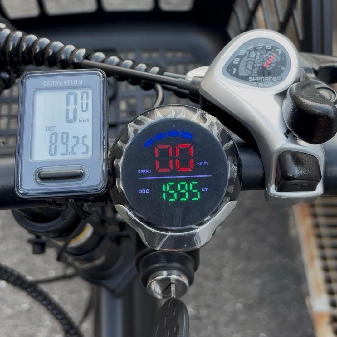 美品 超大容量バッテリー 電動アシスト自転車 カスタム ブラック 20インチ