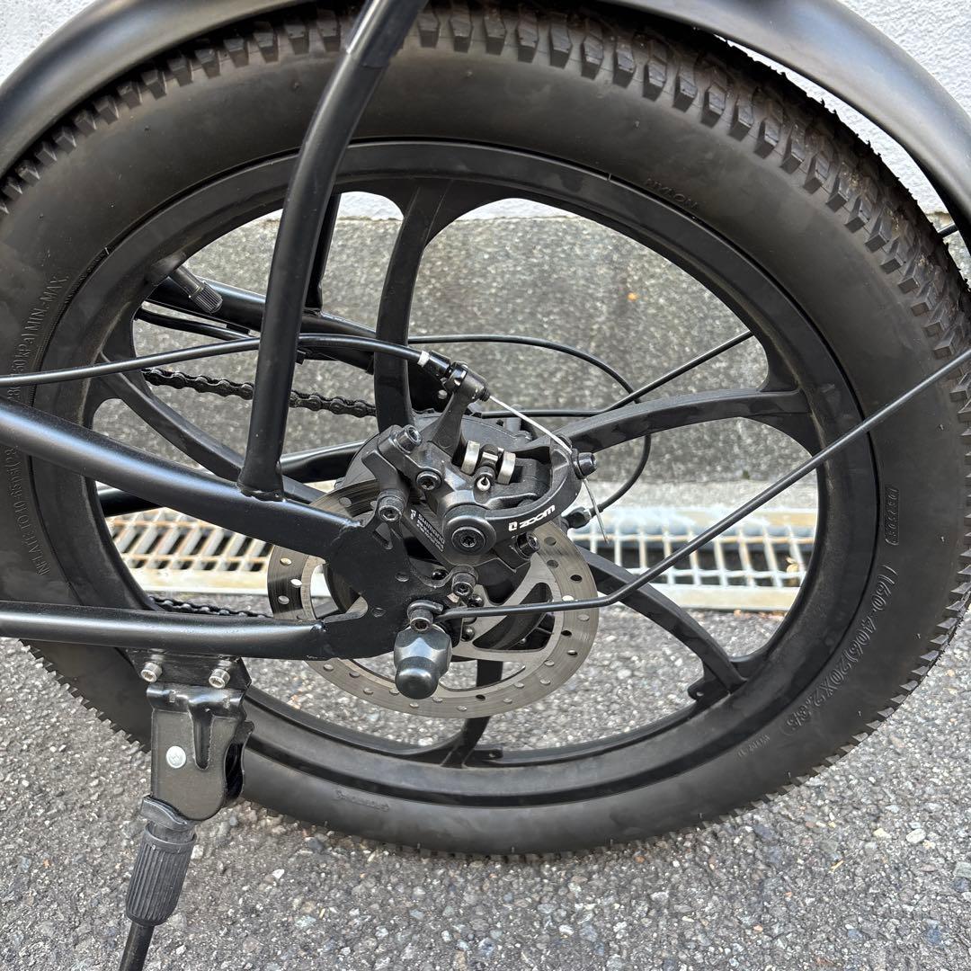 美品 超大容量バッテリー 電動アシスト自転車 カスタム ブラック 20インチ