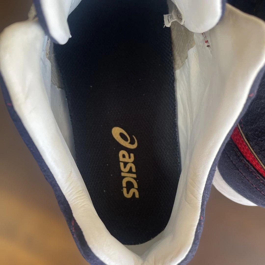 小*僧様 asics GOLDSTAGE 野球シューズ ネイビー/レッド