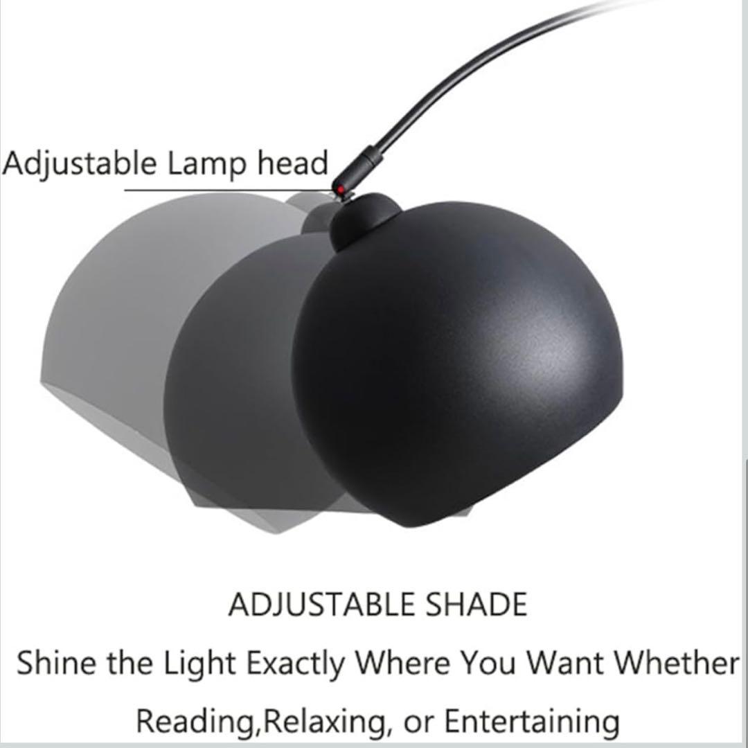 Dimmable アーチ型　フロアランプ　シルバー