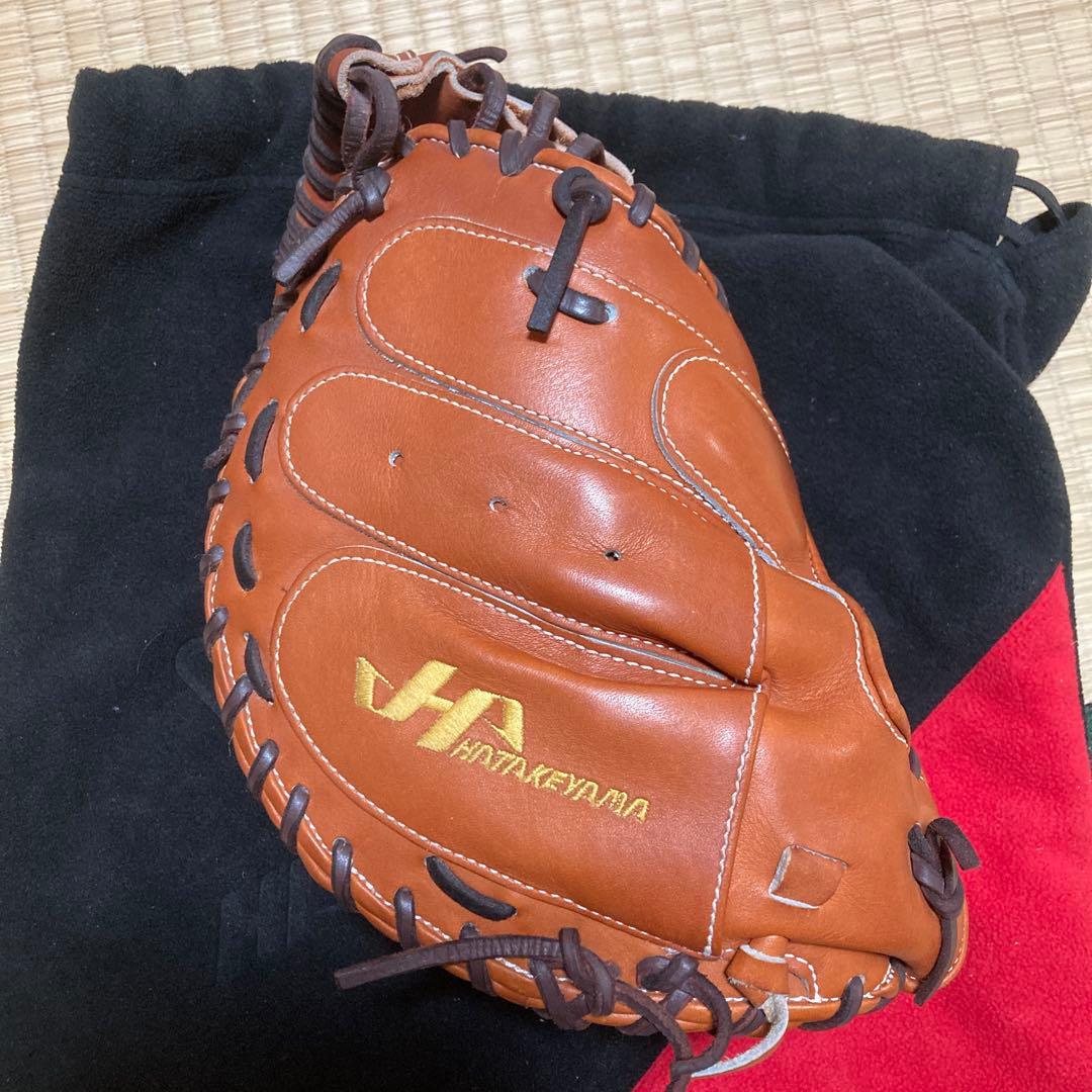 ハタケヤマオーダー硬式キャッチャーミット(ソフトボール用) 定価94000円