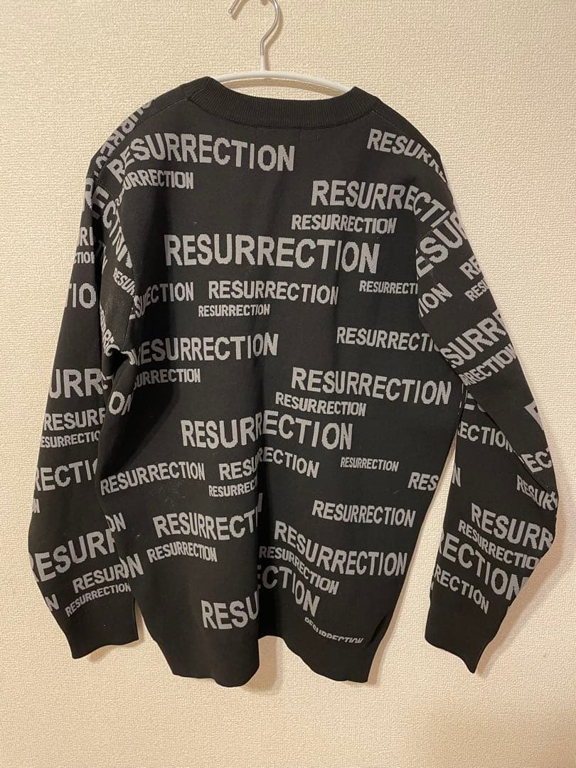 RESURRECTION GOLFメンズロゴセーター