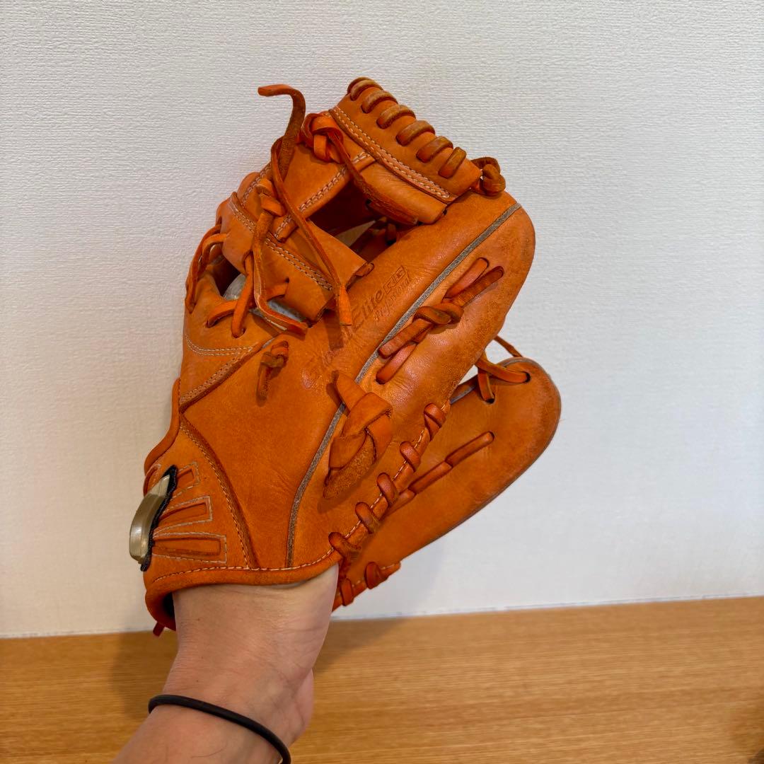 ミズノ グローバルエリート 少年 軟式 グローブ 型抜群 再生済み 少年野球