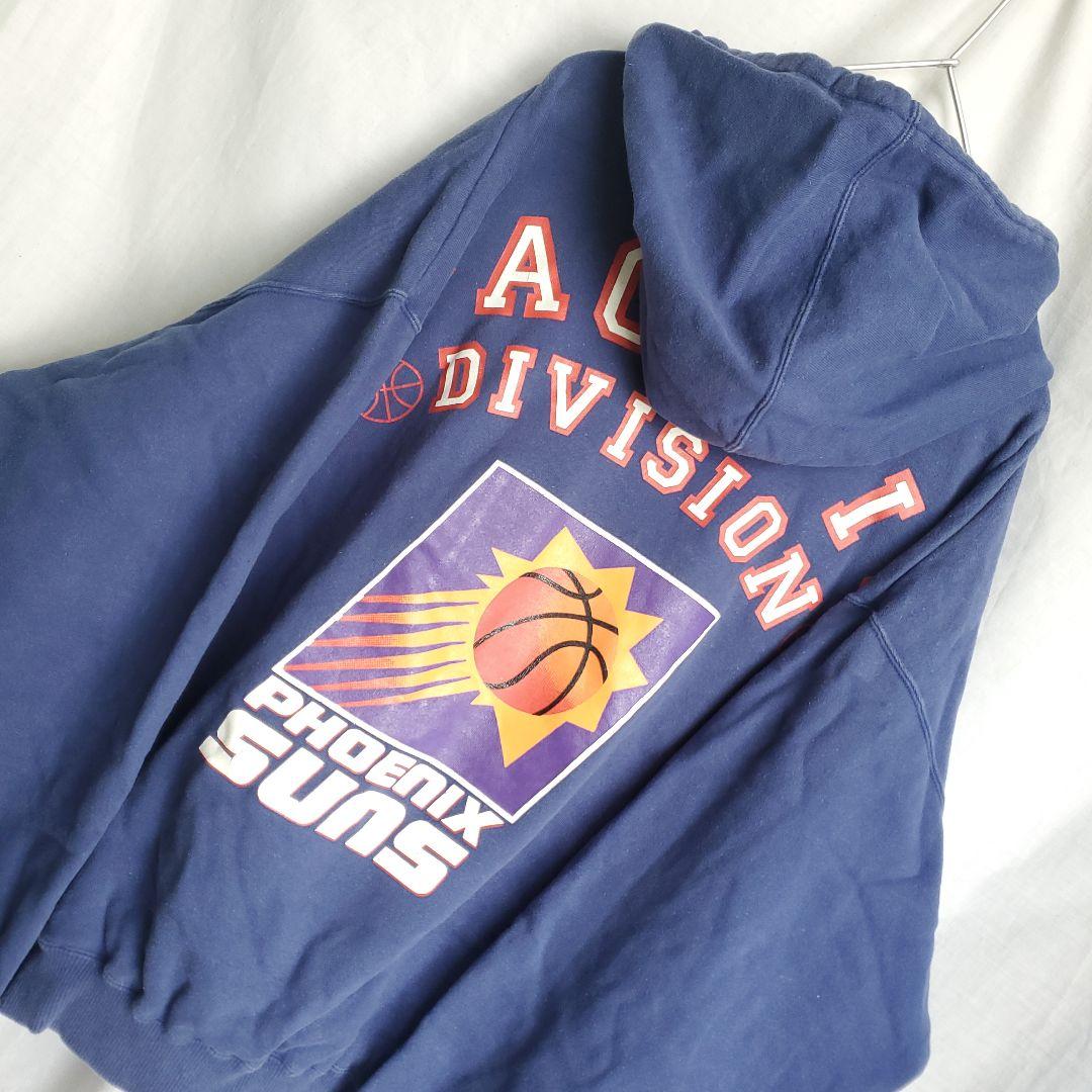 90s NBA フェニックスサンズ スウェットパーカー デカロゴ バスケ 昔