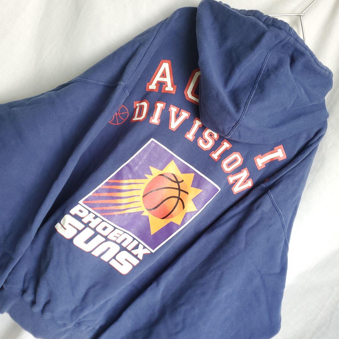 90s NBA フェニックスサンズ スウェットパーカー デカロゴ バスケ 昔