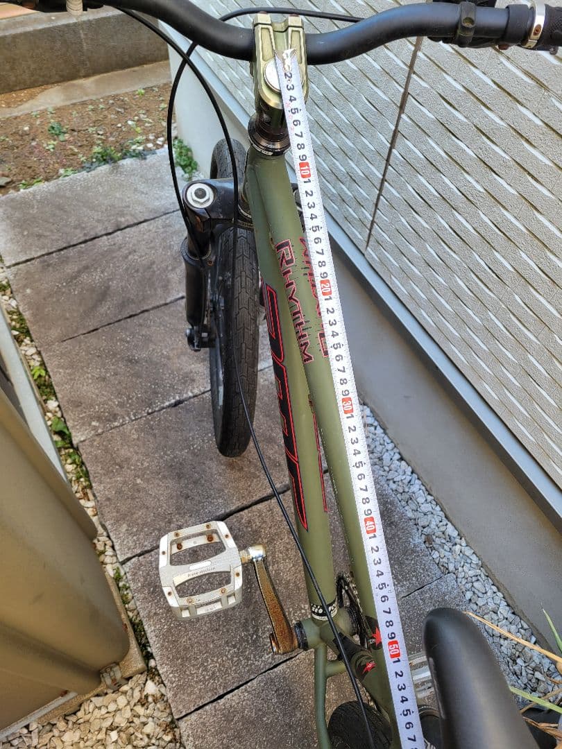 DMR マウンテンバイクオリーブグリーン修理必要箇所あり