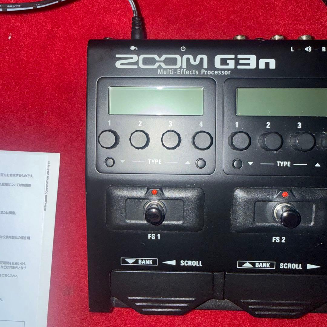 ZOOM G3n マルチエフェクター ギター アンプシミュレーター